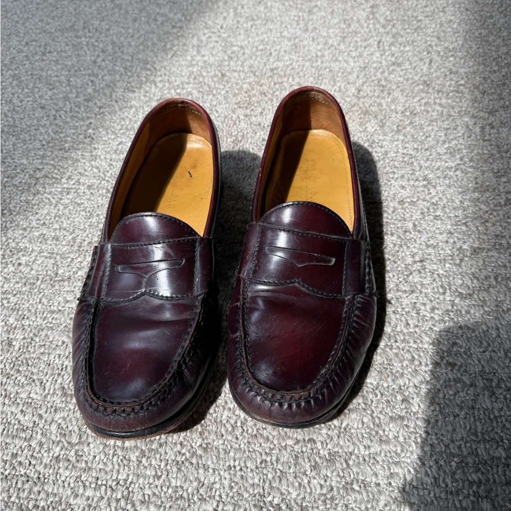 Cole Haan Men's Leather Loafers - Dark Burgundy